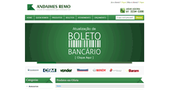 Desktop Screenshot of andaimesremo.com.br