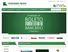 Tablet Screenshot of andaimesremo.com.br